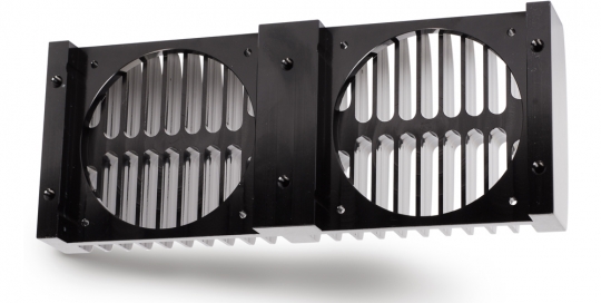 Black Anodised Milled Component