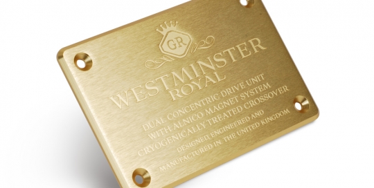 Gold Anodised milled panel