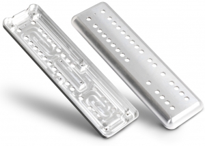 Milled components front and back